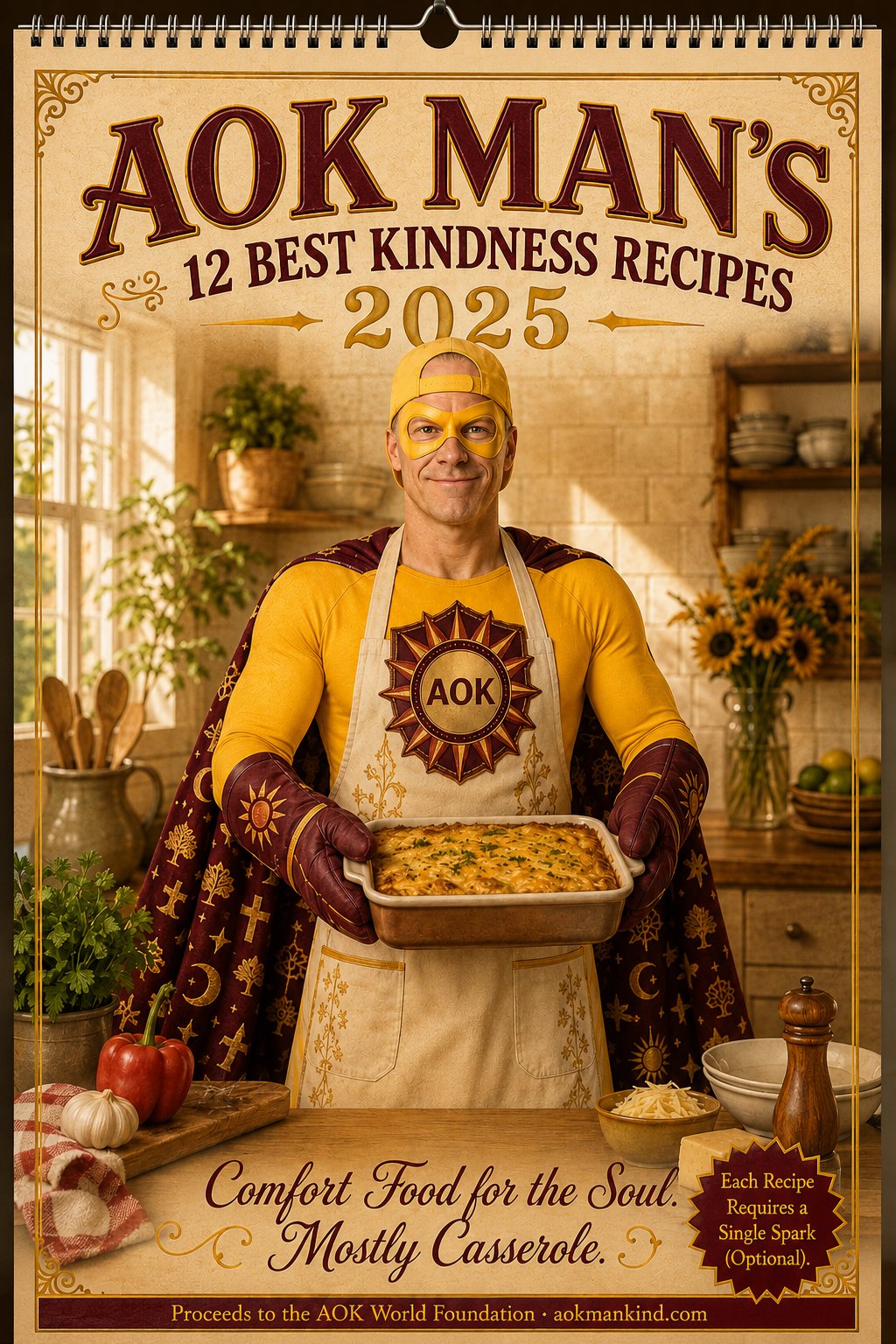 AOK Man's 12 Best Kindness Recipes 2025 cover