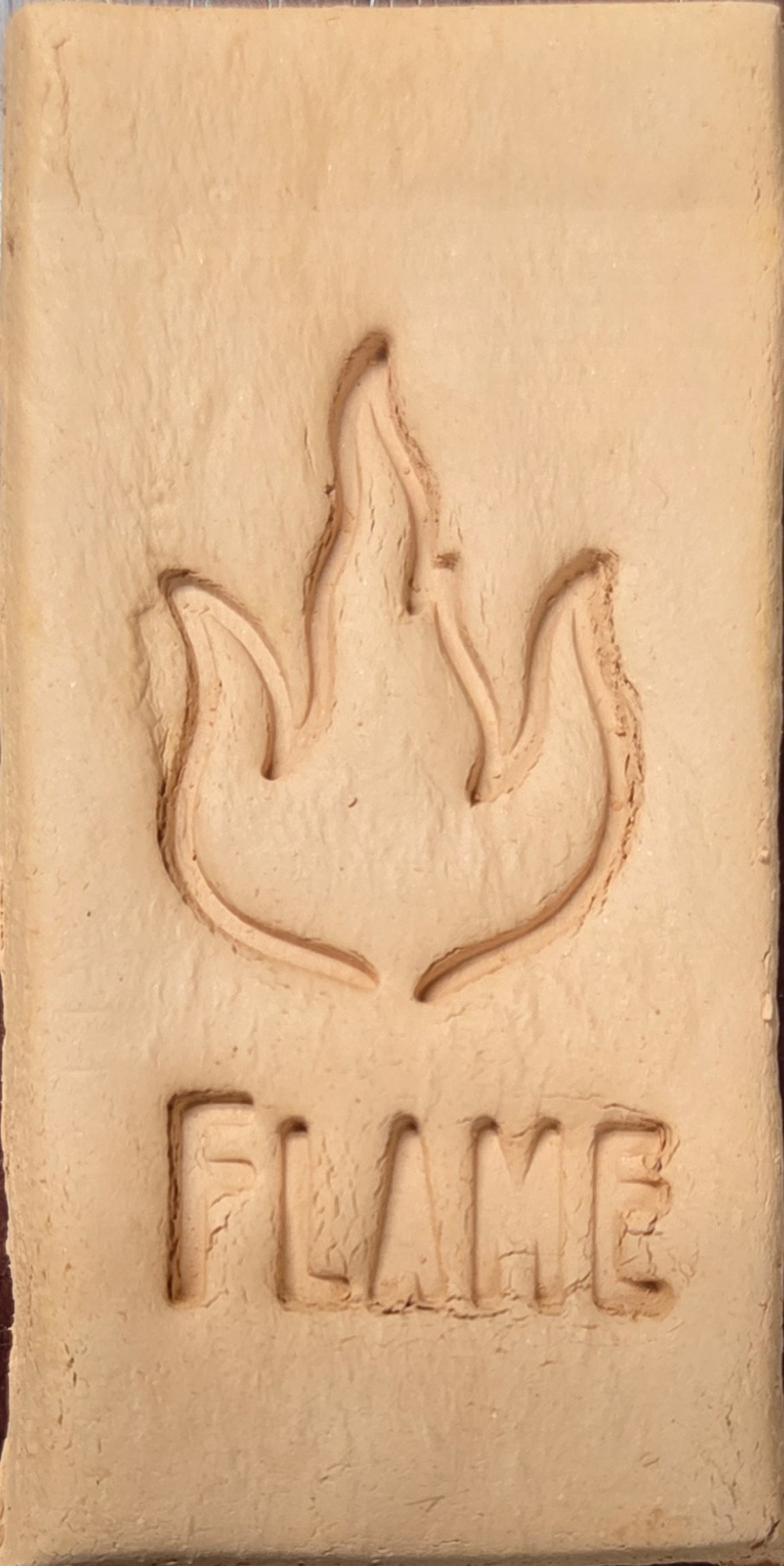 Flame tablet — single flame