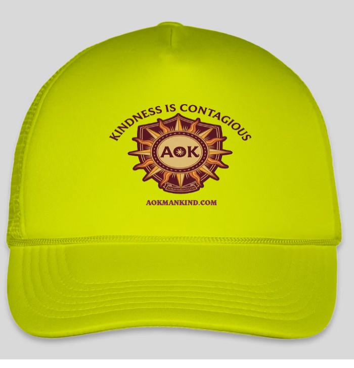The Dayglo neon AOK hat