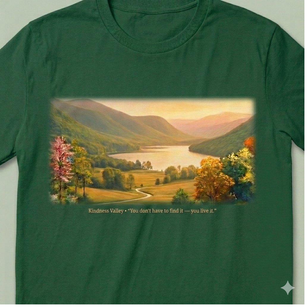 Green Kindness Valley tee